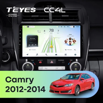 Штатная магнитола Teyes CC4L 6/64 Toyota Camry 7 XV 50 55 (2012-2014) Америка