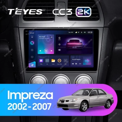 Штатная магнитола Teyes CC3 2K 360 6/128 Subaru Impreza GD GG (2002-2007)