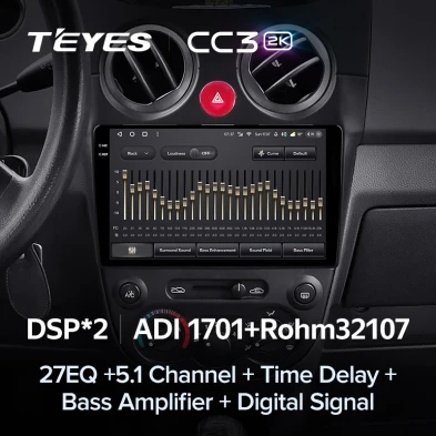 Штатная магнитола Teyes CC3 2K 4/64 Chevrolet Spark M200 (2005-2009)