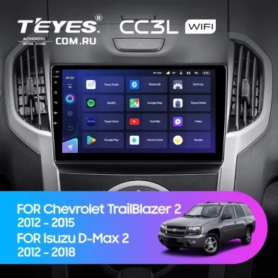 Штатная магнитола Teyes CC3L WiFi 2/32 Isuzu D-Max 2 (2012-2018)