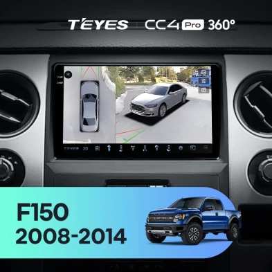 Штатная магнитола Teyes CC4 Pro 360 12/256 Ford F150 P415 Raptor (2008-2014) F2