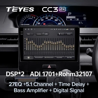 Штатная магнитола Teyes CC3 2K 4/32 Suzuki Wagon R VI (2017-2021)