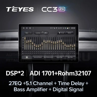 Штатная магнитола Teyes CC3 2K 4/32 Volkswagen Tiguan 2 (2016-2022) Тип-A (13")