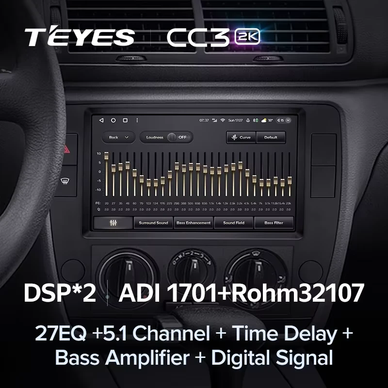 Штатная магнитола Teyes CC3 2K 4/64 Volkswagen Passat B5 (2000-2005)