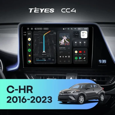 Штатная магнитола Teyes CC4 8/128 Toyota C-HR 1 (2016-2023) F2