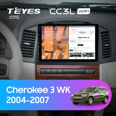 Штатная магнитола Teyes CC3L WiFi 2/32 Jeep Grand Cherokee 3 WK (2004-2007) F2