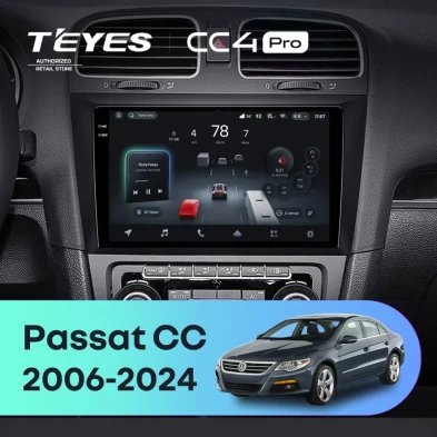 Штатная магнитола Teyes CC4 Pro 12/256 Volkswagen Passat CC (2006-2024)