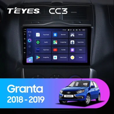 Штатная магнитола Teyes CC3 4/32 Lada Granta Cross (2018-2023)
