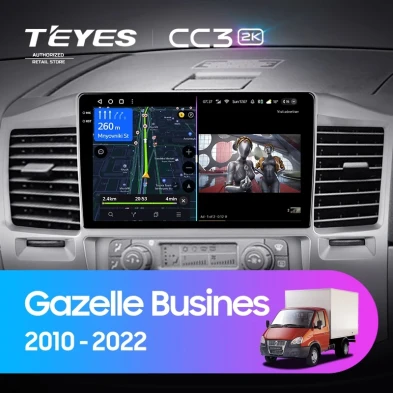Штатная магнитола Teyes CC3 2K 6/128 для GAZ Газель Бизнес (2010-2022) F3