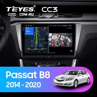 Штатная магнитола Teyes CC3 4/32 Volkswagen Passat B8 (2014-2020)