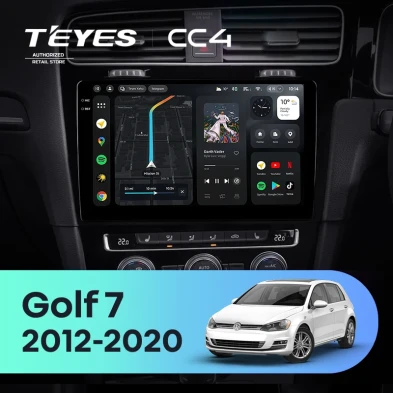 Штатная магнитола Teyes CC4 8/128 Volkswagen Golf 7 MK7 (2012-2020) Правый руль