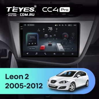 Штатная магнитола Teyes CC4 Pro 8/128 Seat Leon 2 (2005-2012) F2