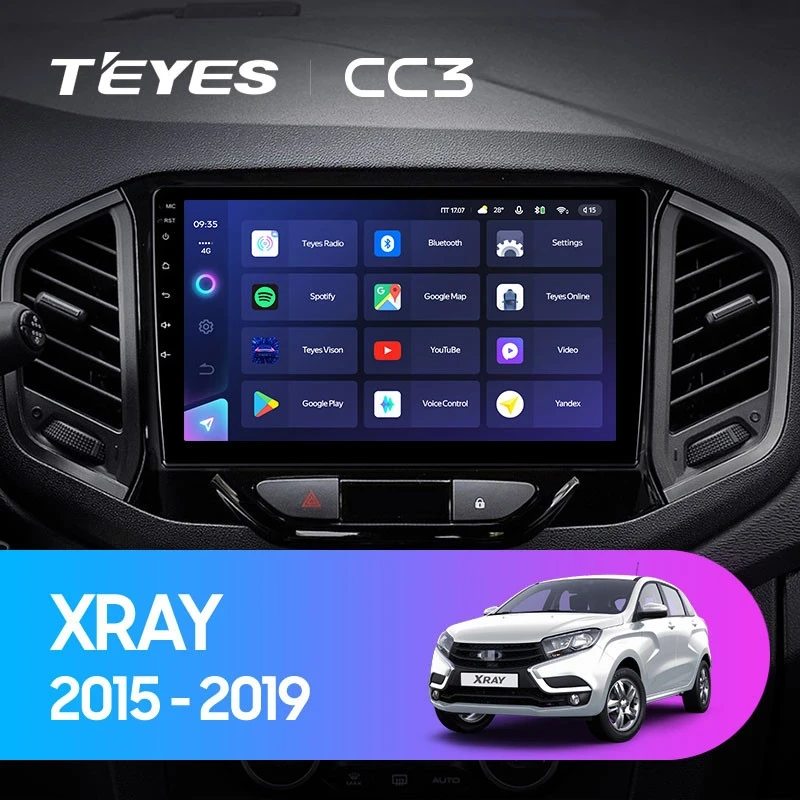 Штатная магнитола Teyes CC3 4/32 Lada Xray (2015-2022)
