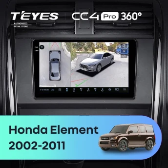 Штатная магнитола Teyes CC4 Pro 360 12/256 Honda Element YH (2002-2011)