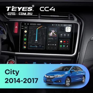 Штатная магнитола Teyes CC4 6/64 Honda City (2014-2017) Тип-A