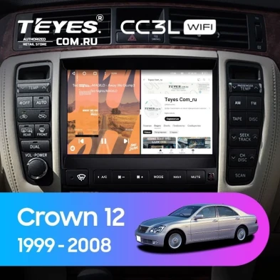 Штатная магнитола Teyes CC3L WiFi 2/32 Toyota Crown 12 S180 (1999-2008)