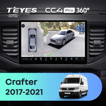 Штатная магнитола Teyes CC4 Pro 360 12/256 Volkswagen Crafter (2017-2021) (11")
