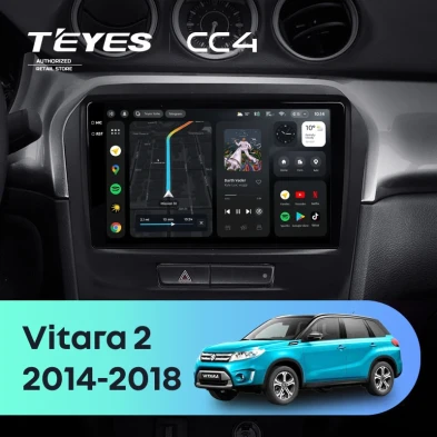 Штатная магнитола Teyes CC4 8/128 Suzuki Vitara 2 (2014-2018)