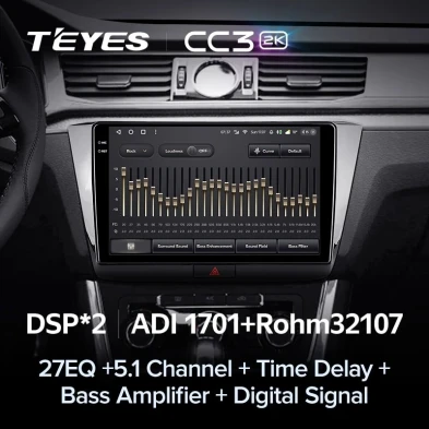 Штатная магнитола Teyes CC3 2K 4/64 Volkswagen Passat B8 (2016-2018)