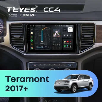 Штатная магнитола Teyes CC4 8/128 Volkswagen Teramont 2017+