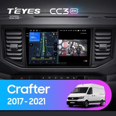 Штатная магнитола Teyes CC3 2K 6/128 Volkswagen Crafter (2017-2021)