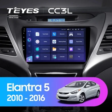 Штатная магнитола Teyes CC3L 4/32 Hyundai Elantra 5 JK GD MD UD (2010-2016) F1