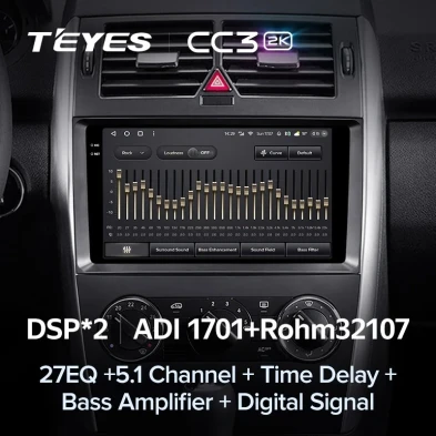 Штатная магнитола Teyes CC3 2K 360 6/128 Mercedes-Benz A-Class 2 W169 C169 (2004-2012)