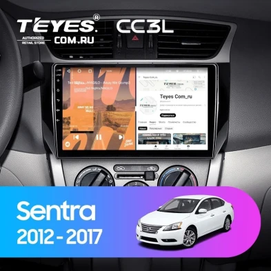 Штатная магнитола Teyes CC3L 4/64 Nissan Sentra B17 (2012-2017)