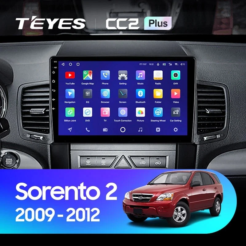 Штатная магнитола Teyes CC2 Plus 4/32 Kia Sorento 2 XM (2009-2012) Тип-A