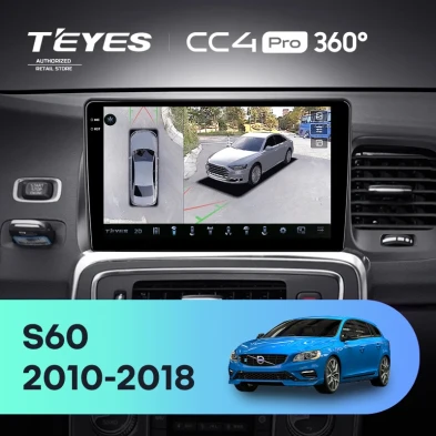 Штатная магнитола Teyes CC4 Pro 360 12/256 Volvo S60 Y20 (2010-2018)