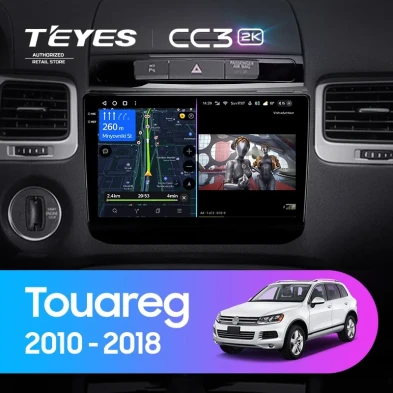 Штатная магнитола Teyes CC3 2K 360 6/128 Volkswagen Touareg FL NF (2010-2018)