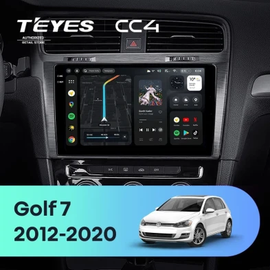 Штатная магнитола Teyes CC4 6/64 Volkswagen Golf 7 MK7 (2012-2020) F2