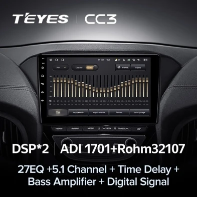 Штатная магнитола Teyes CC3 4/32 Hyundai Rohens Coupe 2012+ F3