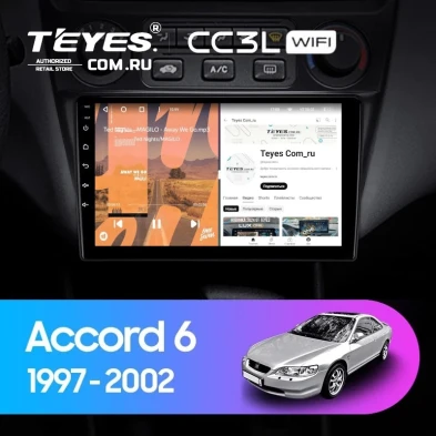 Штатная магнитола Teyes CC3L WiFi 2/32 Honda Accord 6 (1997-2002)