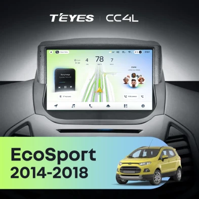 Штатная магнитола Teyes CC4L 6/64 Ford EcoSport (2014-2018) F1