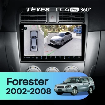 Штатная магнитола Teyes CC4 Pro 360 12/256 Subaru Forester SG (2002-2008)