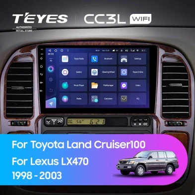 Штатная магнитола Teyes CC3L WiFi 2/32 Lexus LX470 (1998-2003) F3