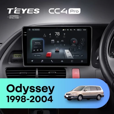 Штатная магнитола Teyes CC4 Pro 8/128 Honda Odyssey RL1 (1998-2004) Тип-A Правый руль