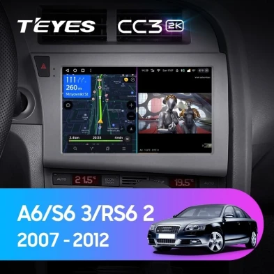 Штатная магнитола Teyes CC3 2K 4/64 Audi RS6 2 (2007-2012)