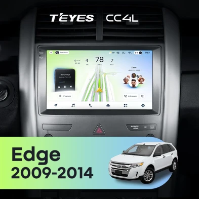 Штатная магнитола Teyes CC4L 6/64 Ford Edge U387 (2009-2014)