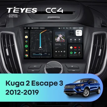 Штатная магнитола Teyes CC4 8/128 Ford Escape 3 (2012-2019) Тип-B
