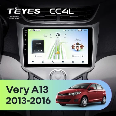Штатная магнитола Teyes CC4L 6/64 Chery Very A13 (2013-2016) F1