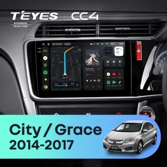 Штатная магнитола Teyes CC4 8/128 Honda Grace (2014-2017) Тип-B Правый руль