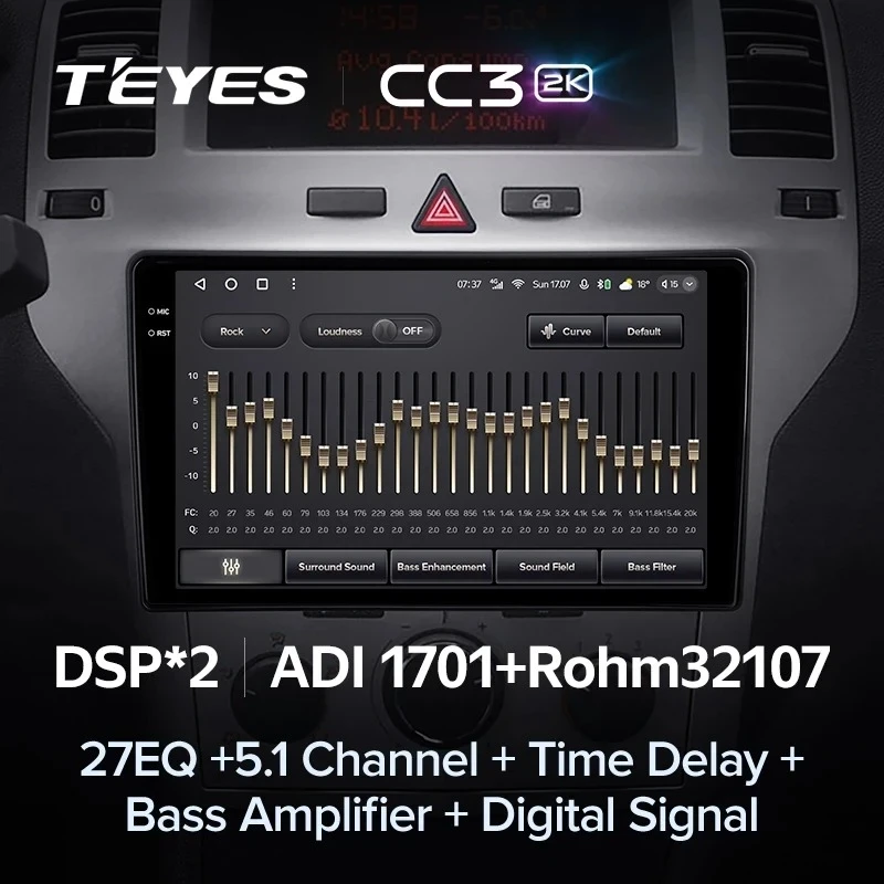 Штатная магнитола Teyes CC3 2K 4/32 Opel Zafira B (2005-2014) F2
