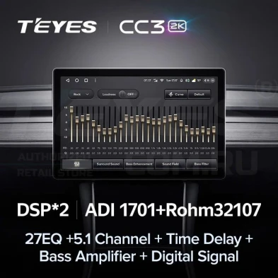 Штатная магнитола Teyes CC3 2K 4/64 Audi A6 2 (1997-2004) (11")