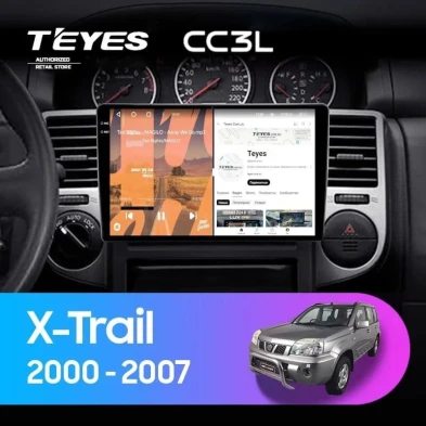 Штатная магнитола Teyes CC3L 4/64 Nissan X-Trail 1 T30 (2000-2007) F2