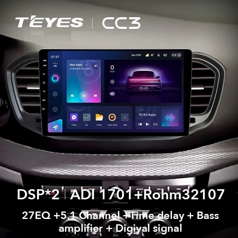 Штатная магнитола Teyes CC3 4/32 Lada Vesta (2023-2026) F2 Тип-B