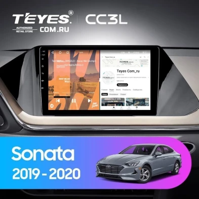 Штатная магнитола Teyes CC3L 4/32 Hyundai Sonata DN8 (2019-2020) Тип-A