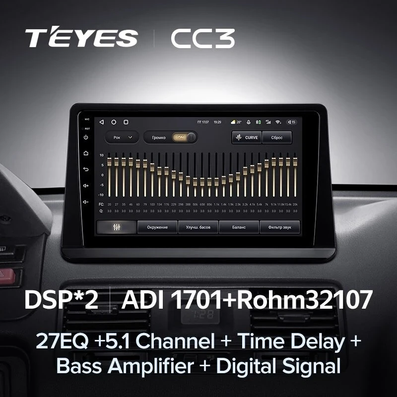 Штатная магнитола Teyes CC3 4/32 Mitsubishi Pajero 2 (1991-2004)