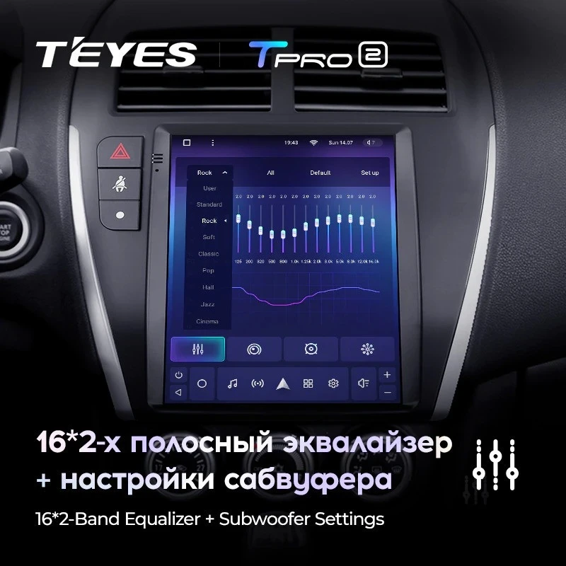 Штатная магнитола Tesla style Teyes TPRO 2 4/64 Mitsubishi ASX 1 (2010-2016) Тип-A